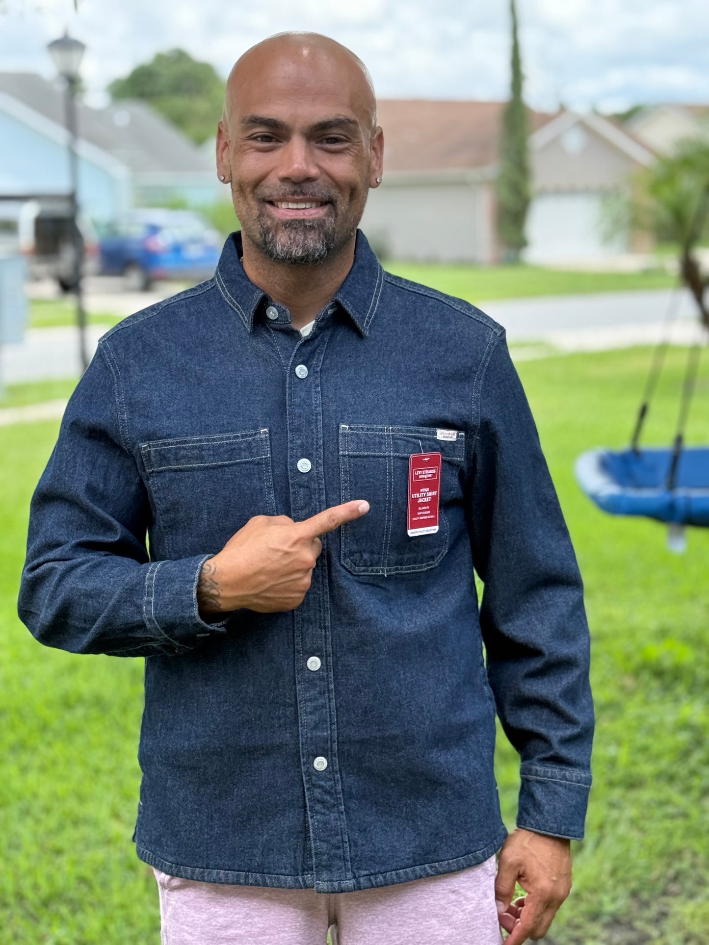 Levi Strauss Utility Denim Jacket + New Age Goonies back hit.