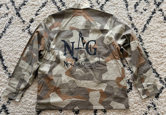 New Age Goonies x Wrangler Camo Field Shirt